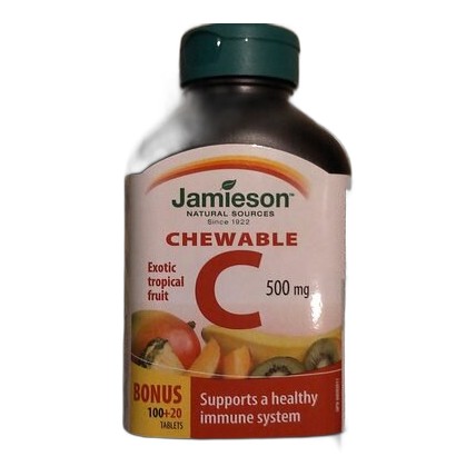 JAMIESON VITAMIN C 500MG CHEWABLE 120'S (P1)