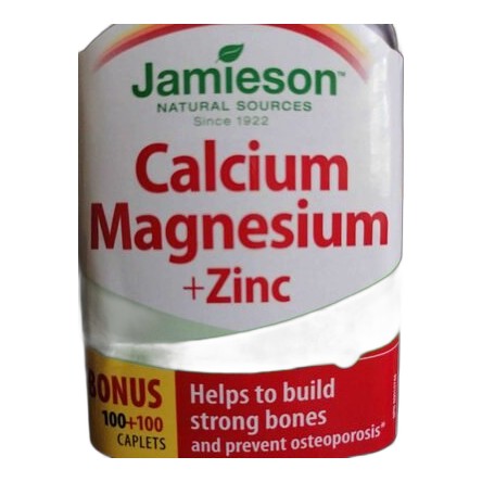 JAMIESON CALCIUM+MAGNESIUM+ZINC 200's (P1)