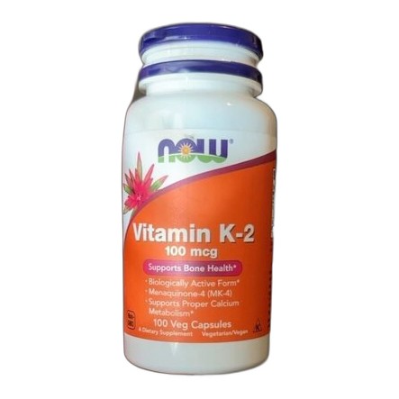 NOW VITAMIN K2-MK7 100MCG 100'S