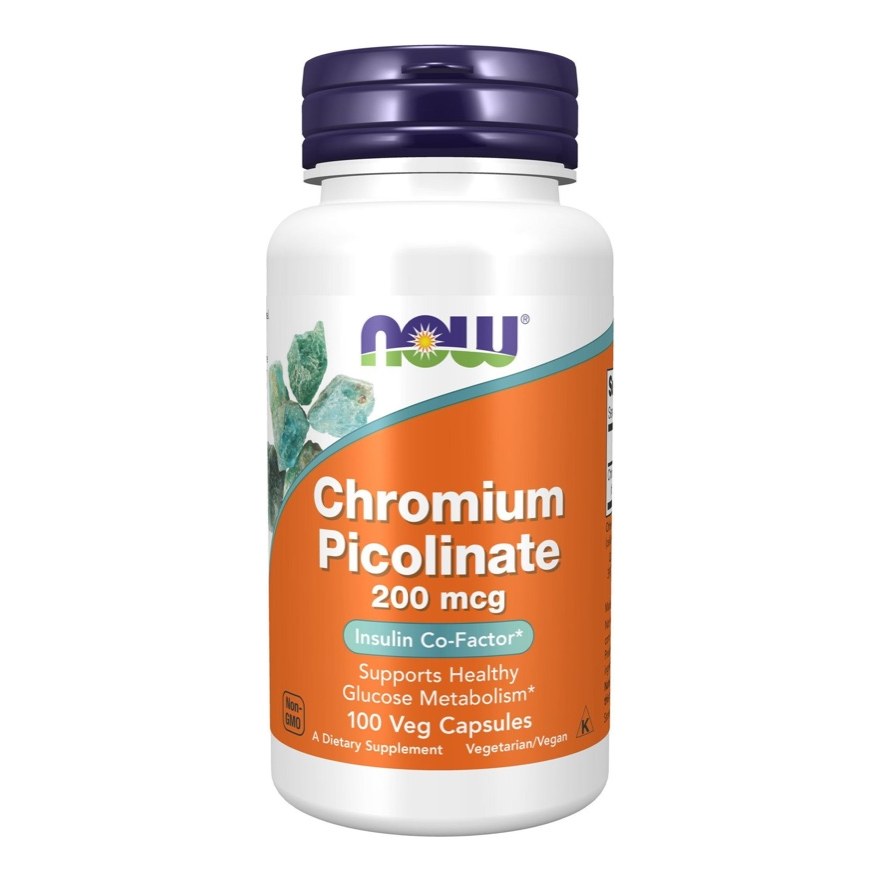 NOW CHROMIUM 200MCG 100'S(P1)
