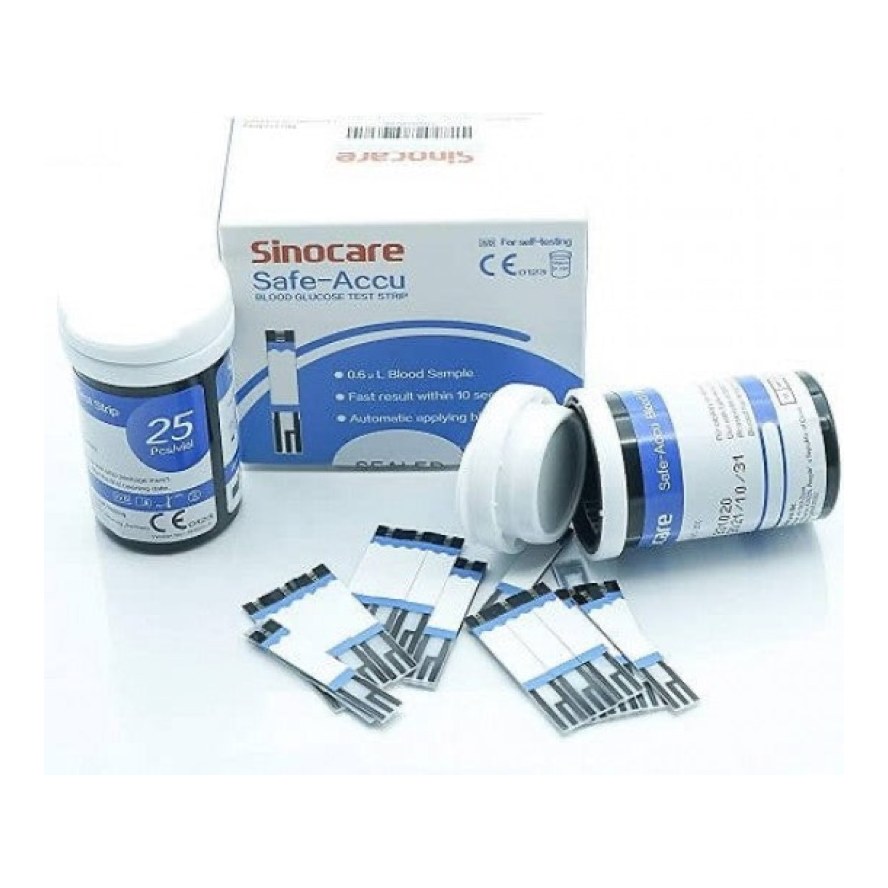 SINOCARE SAFEACCU STRIPS 50S BLUE(P1)