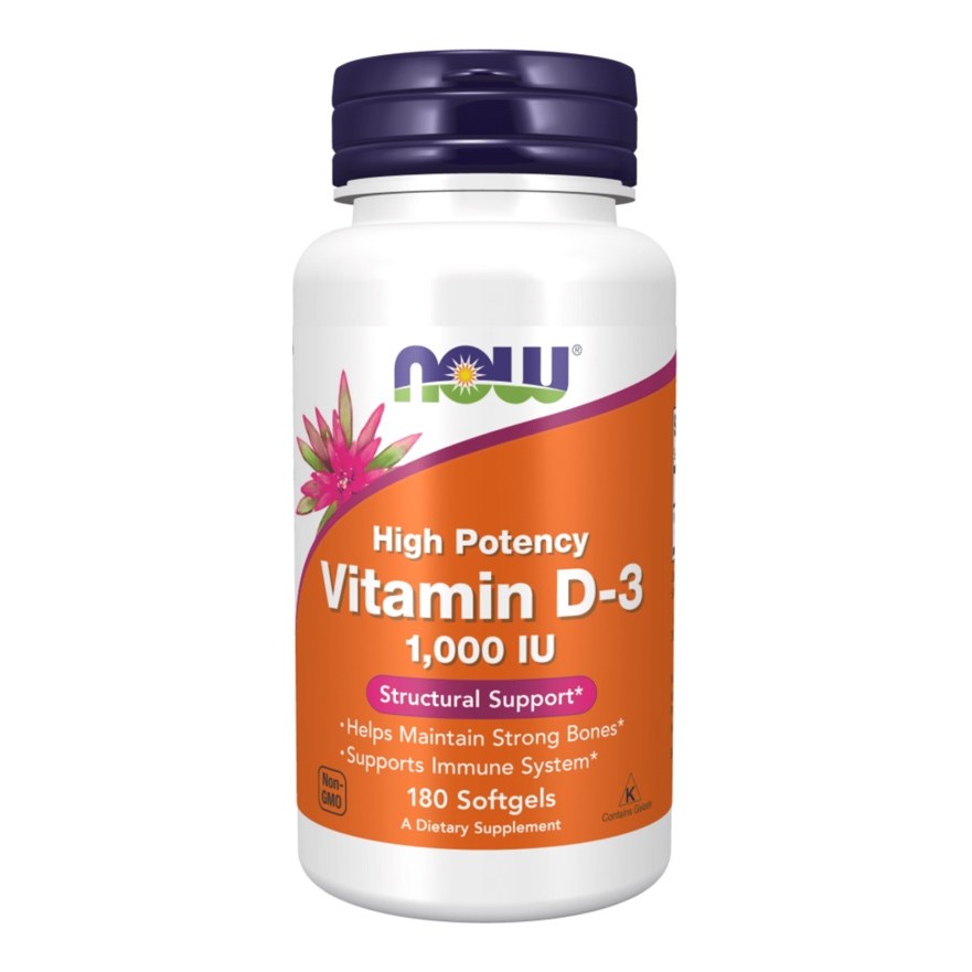 NOW VITAMIN D3 1000IU 180S