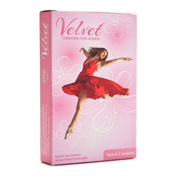 VELVET FEMALE CONDOM 4S