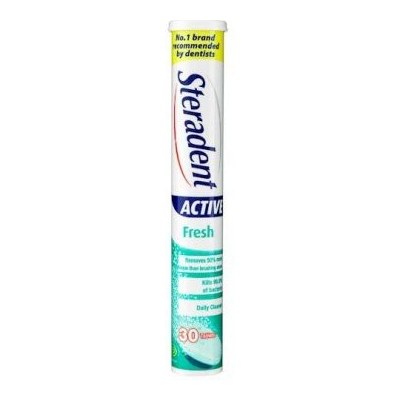 STERADENT DENTURE CLEANERS ACTIVE FRESH 30S(P1) 