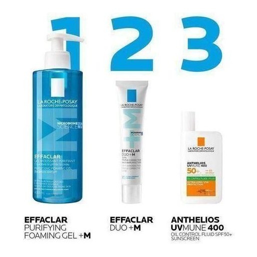 LA ROCHE EFFACLAR 3 STEP ROUTINE