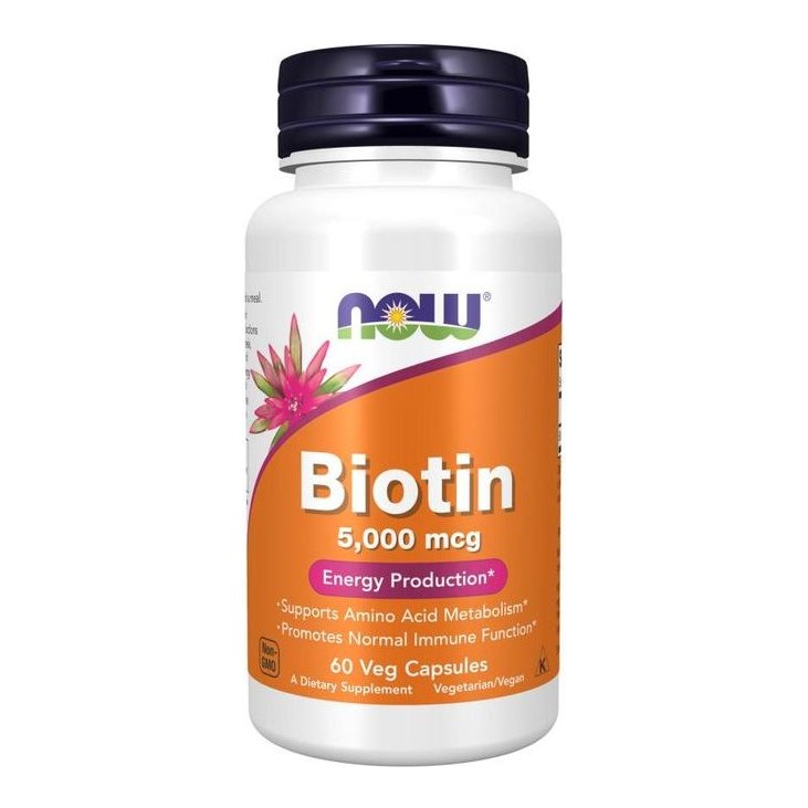 NOW BIOTIN 5000MCG 60's