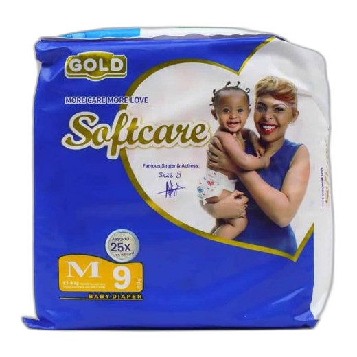 SOFTCARE DIAPER LOWCOUNT M 9S-P1