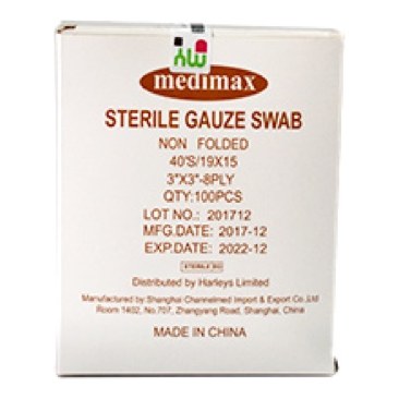 Sterile Gauze Swabs 3 Inch 100S