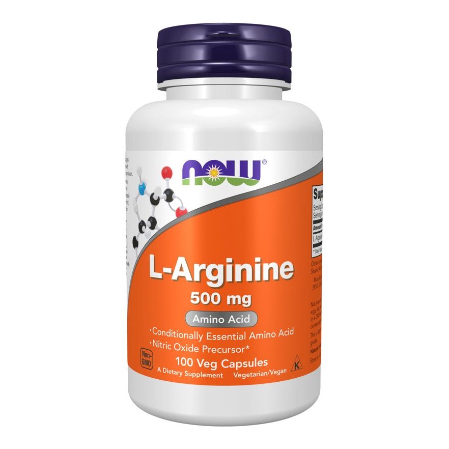 NOW L ARGININE 500MG 100S