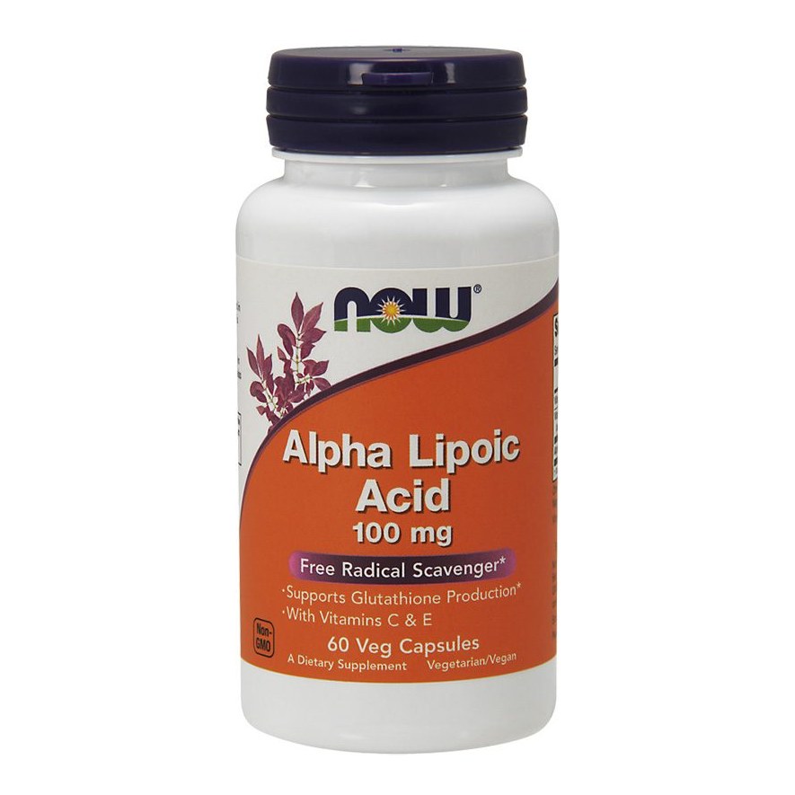 NOW ALPHA LIPOIC ACID 100MG 60s