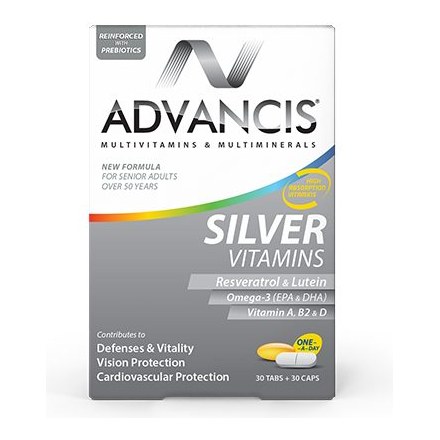 ADVANCIS SILVER VITAMINS 60S CAPS