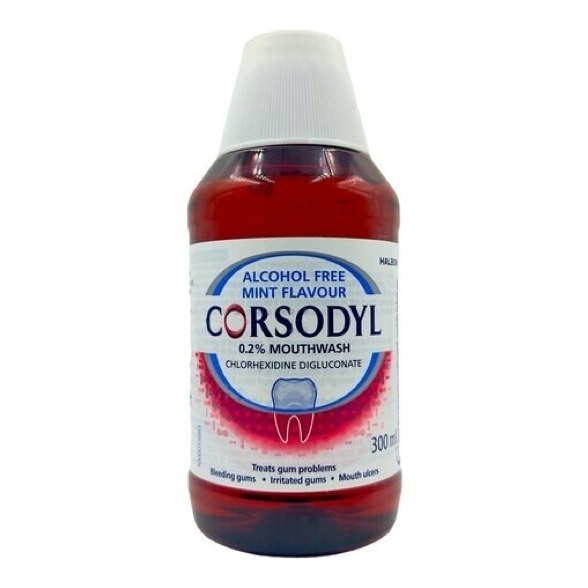 CORSODYL MOUTHWASH ALCOHOL FREE ORIGINAL 300ML