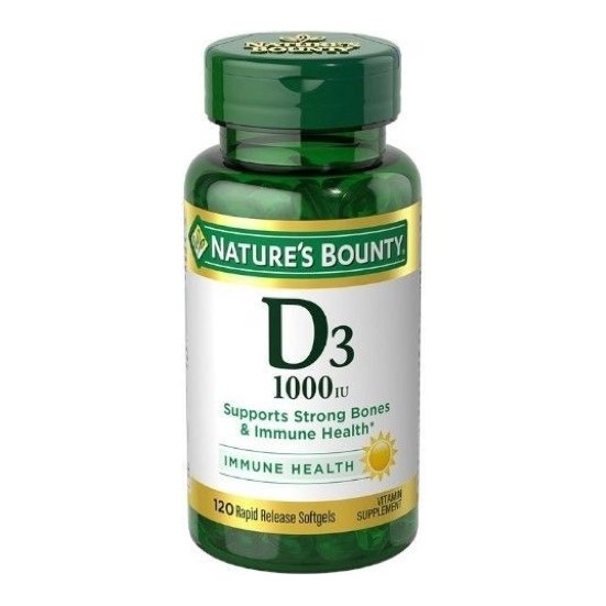 NATURES BOUNTY D3 25MCG(1000IV) 120S